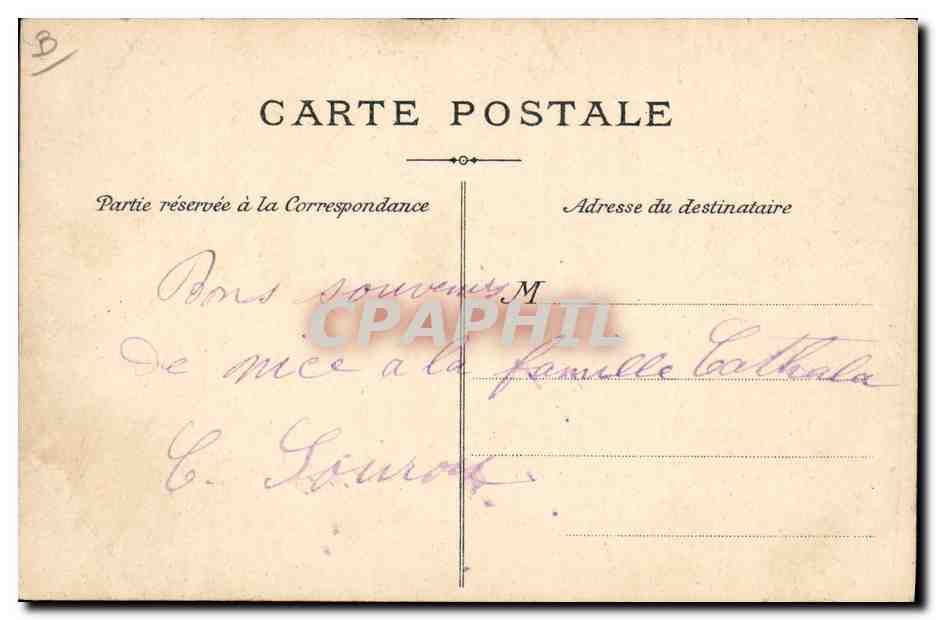 CPA Cueillette de la fleur d'oranger Cote d'Azur — Rückseite