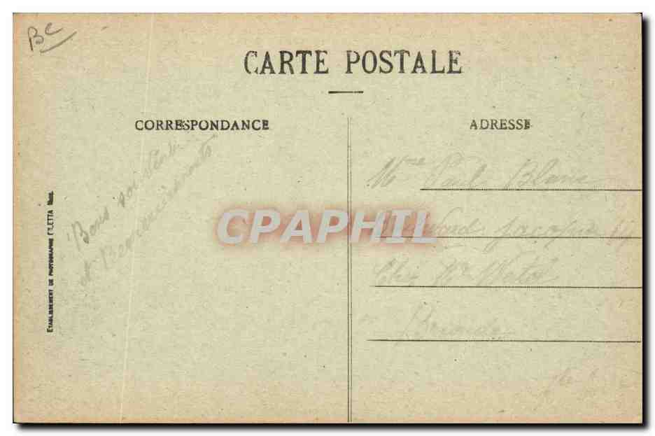 CPA Cueillette du jasmin Cote d'Azur — Rückseite