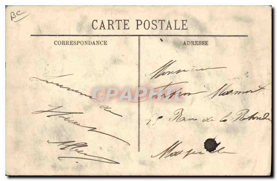 CPA Cueillette du jasmin Cote d'Azur — Rückseite