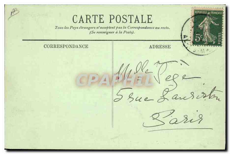 CPA Cueillette des fleurs d'orangers sur la Cote d'Azur — Rückseite