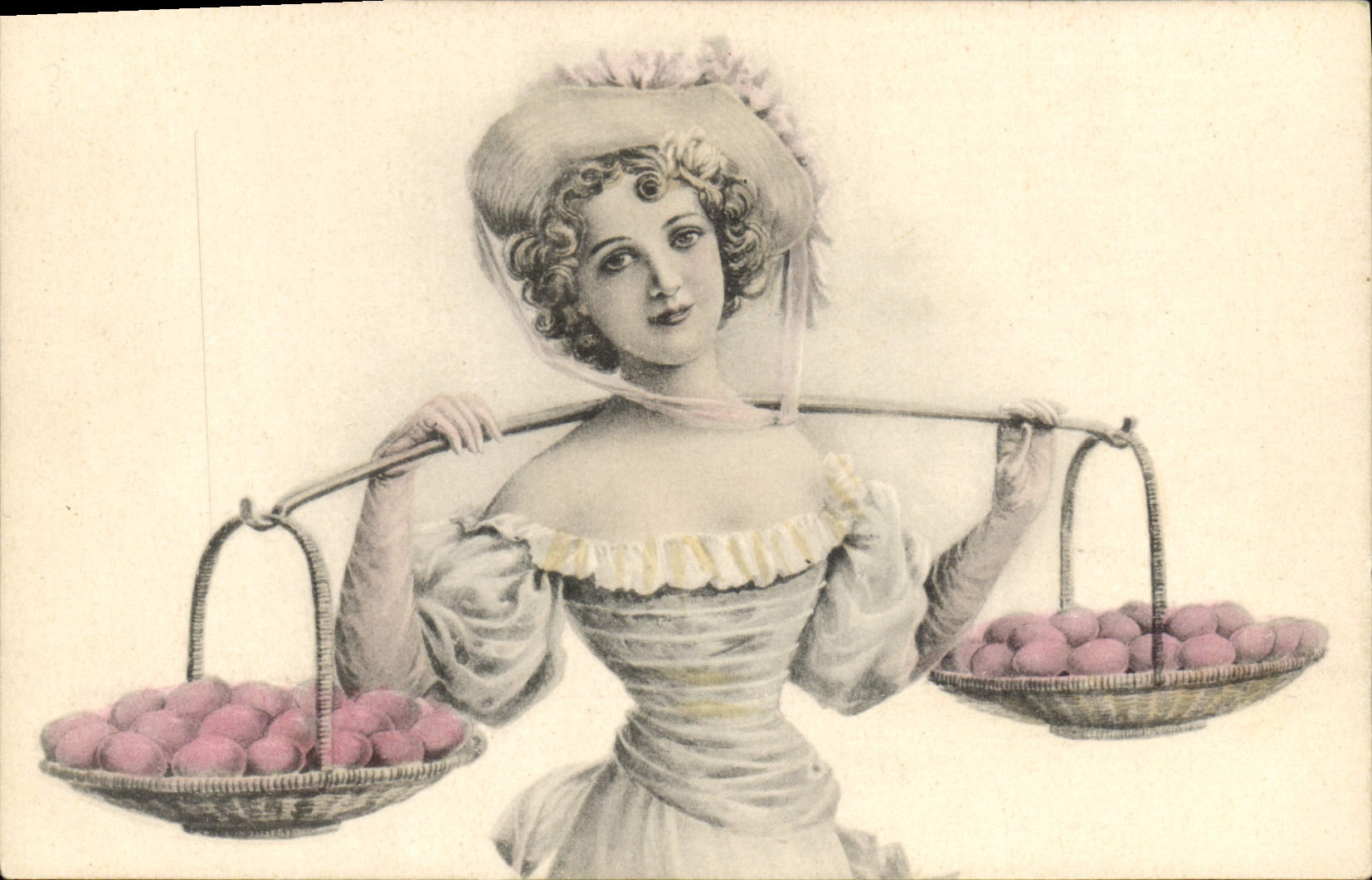 CPA Fantaisie Femme 