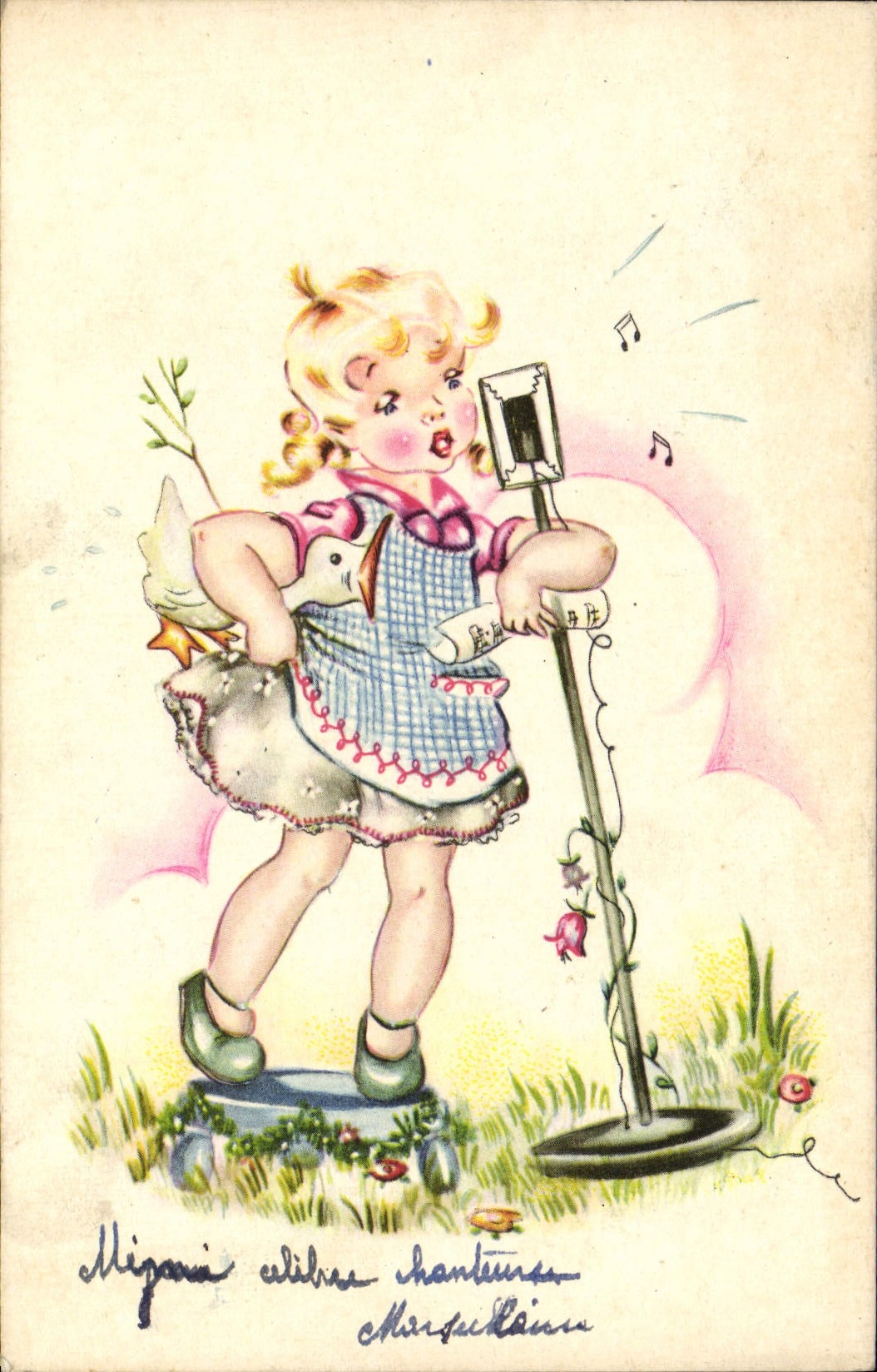 CPA Fantaisie Enfant Radio 