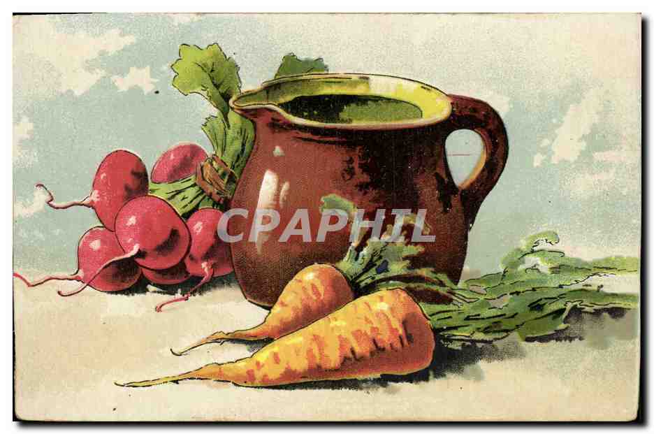 CPA Fantaisie Legumes 