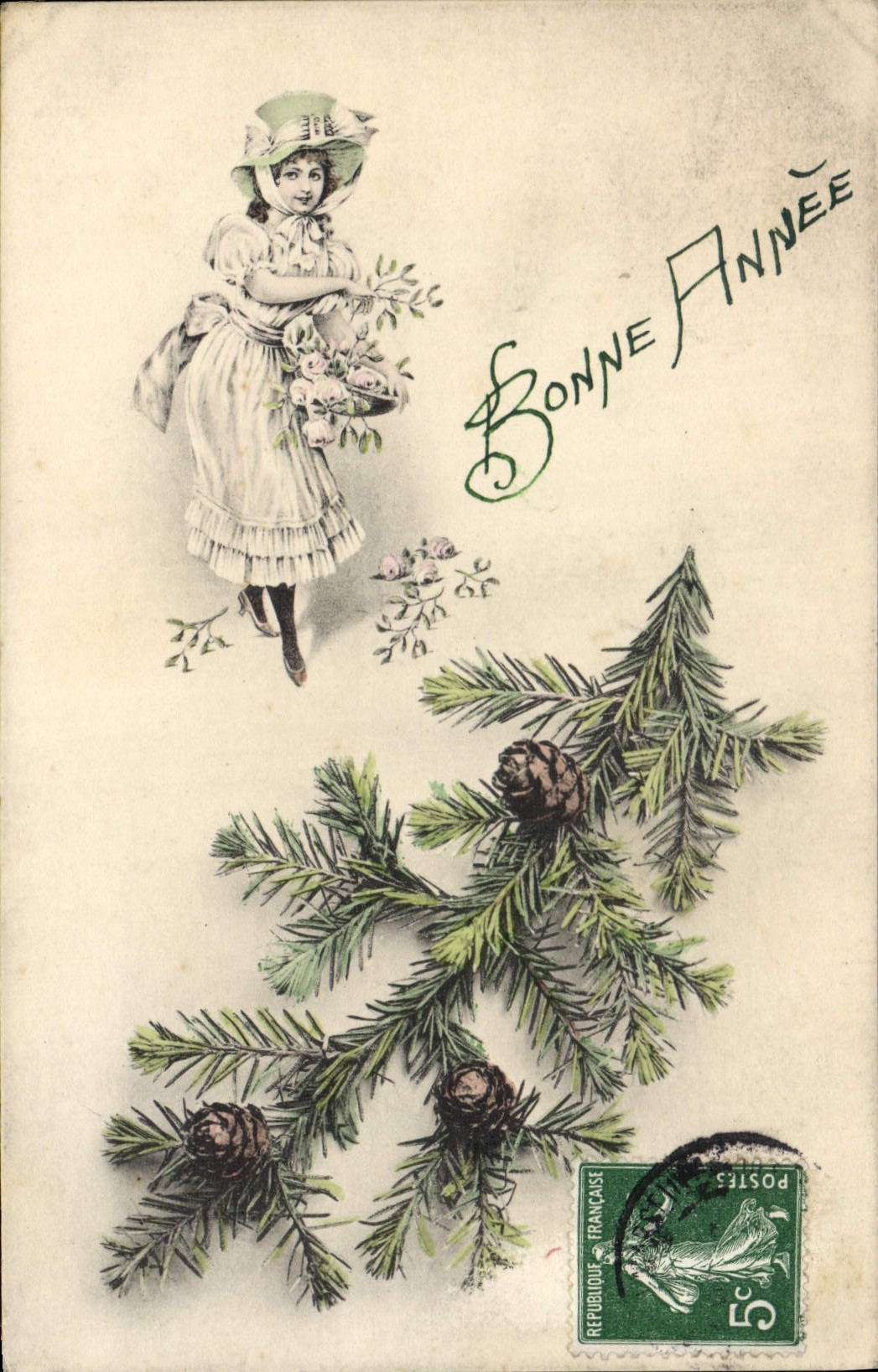 CPA Fantaisie Femme 