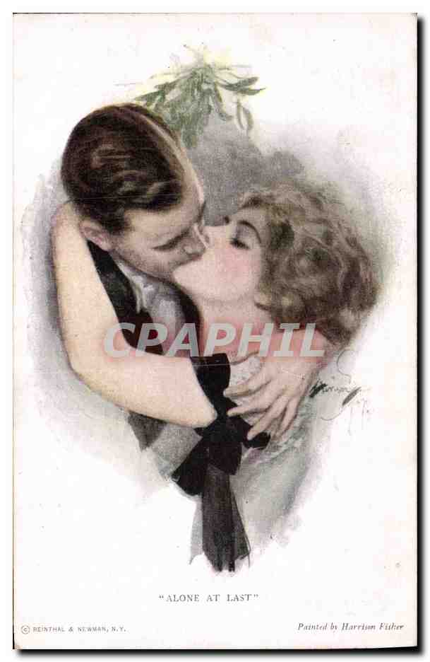 Couple enlacé — "Alone at Last" — Reinthal & Newman, N.Y.