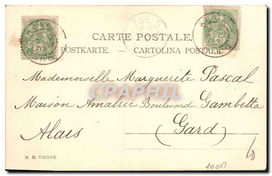 CPA Fantaisie Femme — Reverso
