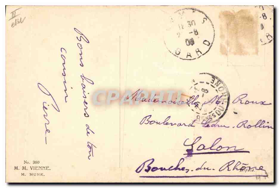 CPA Fantaisie Femme  — Rückseite