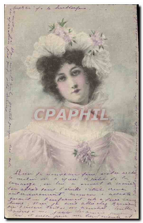 CPA Fantaisie Femme 