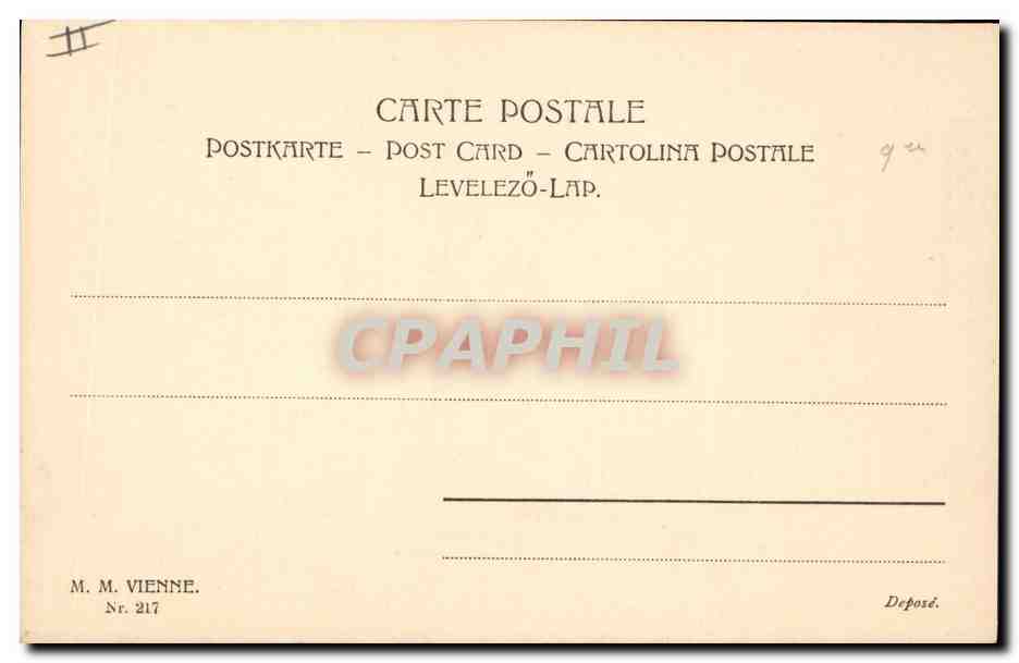 CPA Fantaisie Enfant Chat Chaton Paques  — Verso