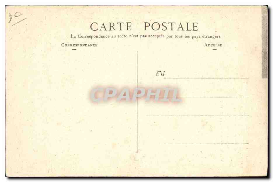 Deux chiens Dalmatiens — Aux 2 Chiens sans Pattes — A. Marchand, Vins-Café-Pillard, GROISY-LE-ROI — Reverso