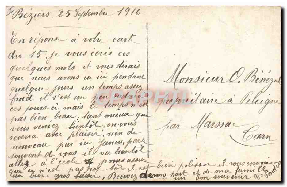 Petite fille et chien — studio photographique DIX — n° 434 — Reverso
