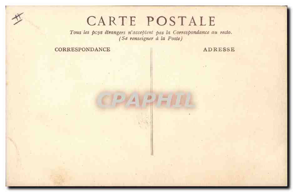 CPA Militaria General Gallieni  — Verso