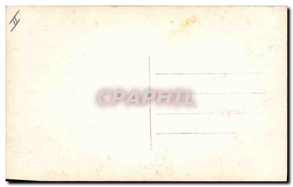 Général Galliéni — Gouverneur militaire de Paris — éditeur non visible — Verso