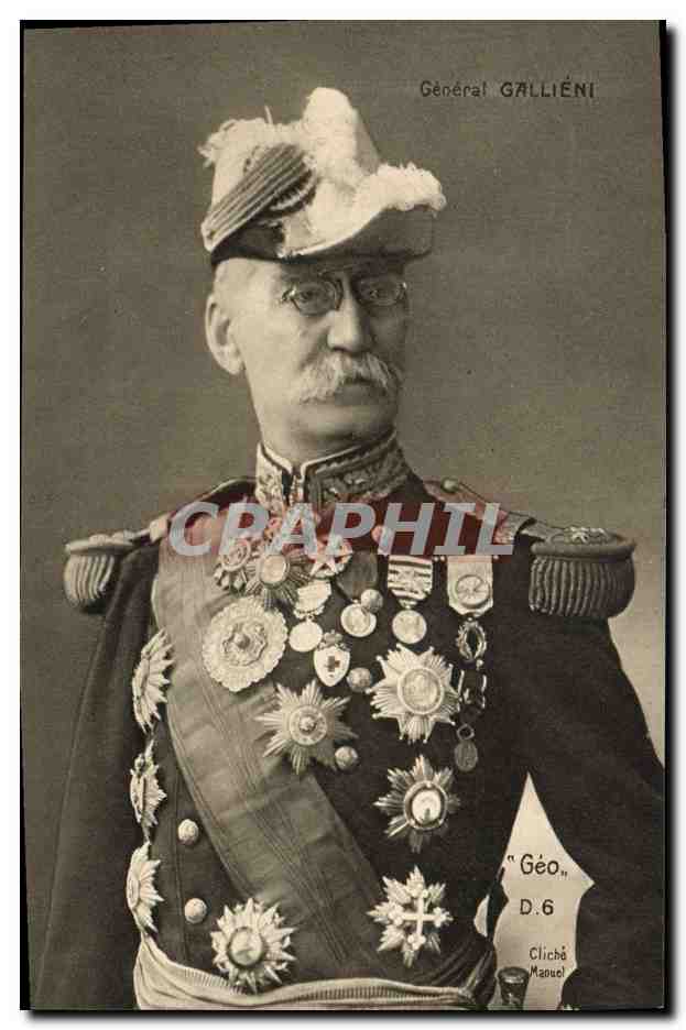 CPA Militaria General Gallieni 