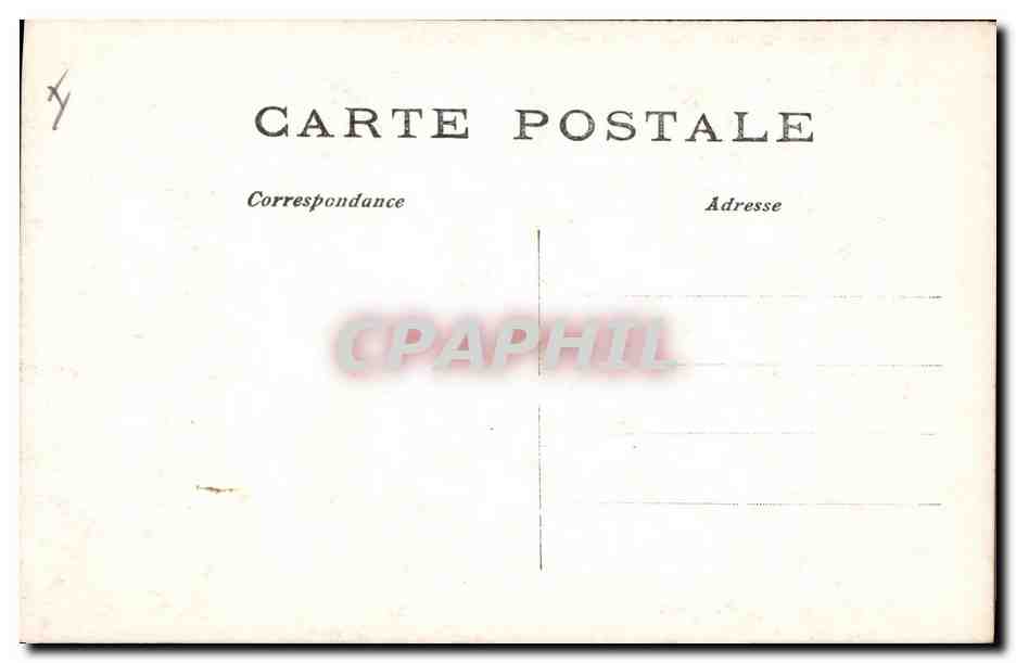 Général Galliéni — Gouverneur Militaire de Paris — 1914 — Verso