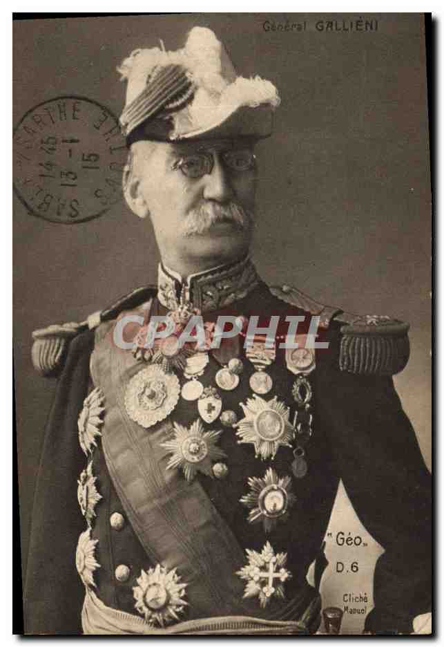 CPA Militaria General Gallieni 
