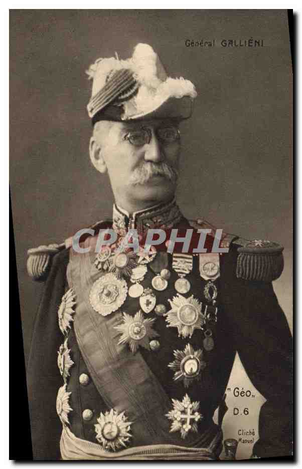 CPA Militaria General Gallieni 