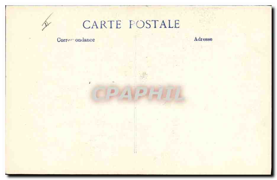 CPA Militaria General Gallieni Gouverneur de Paris  — Verso