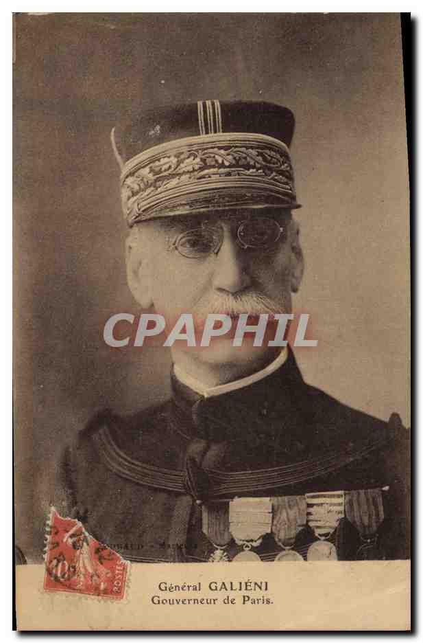 CPA Militaria General Gallieni Gouverneur de Paris 