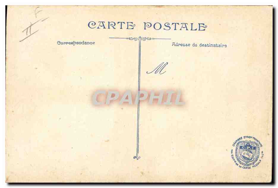 CPA Militaria General Gallieni Maud'Huy Sarrail Hirschauer  — Rückseite
