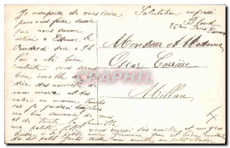 CPA Militaria Nicolas II Roie George Poincare Albert 1er Russie Russia  — Verso