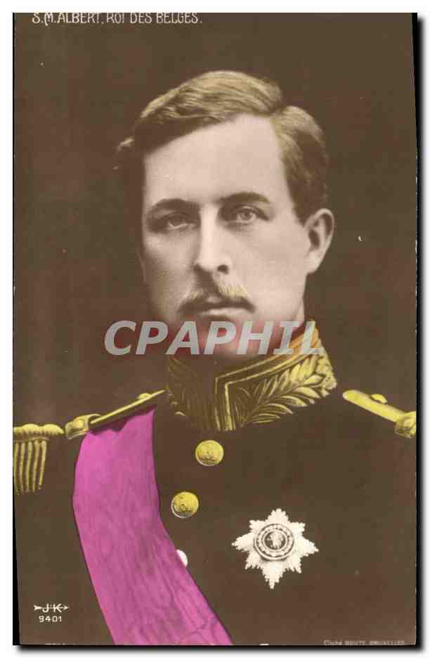 CPA Militaria SM Albert Roi des Belges 