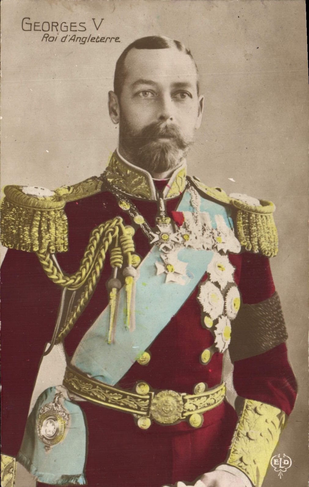 CPA Militaria George V Roi d'Angleterre 