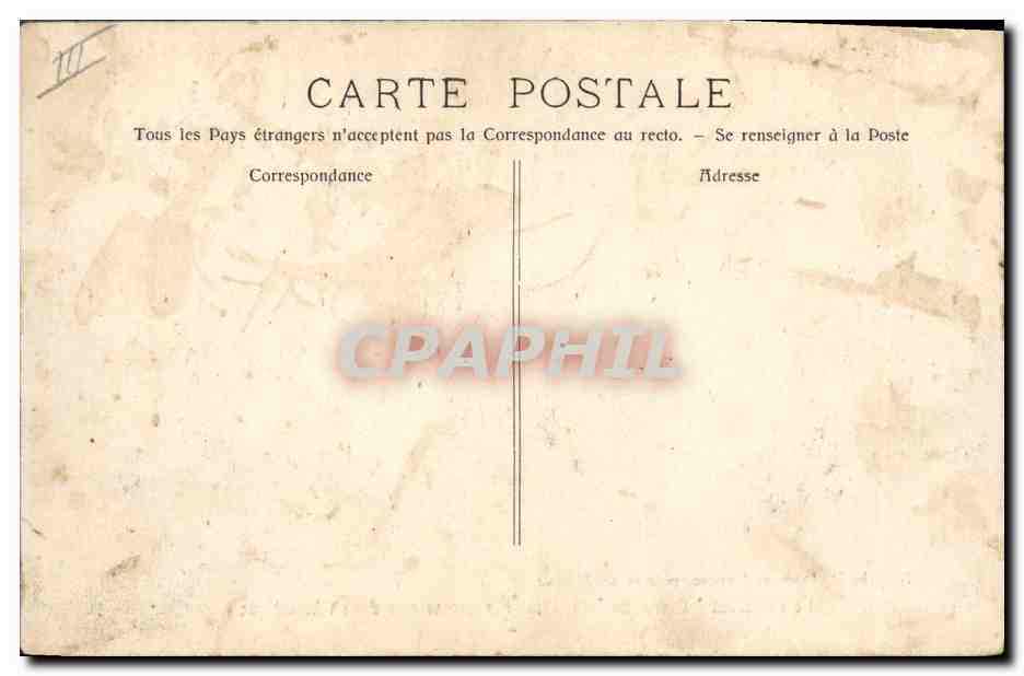 CPA Bateau Paquebot Orenoque par grosse mer dans l'Adriatique — Verso