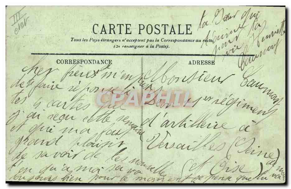 CPA Bateau Paquebot Le Havre La Provence  — Verso