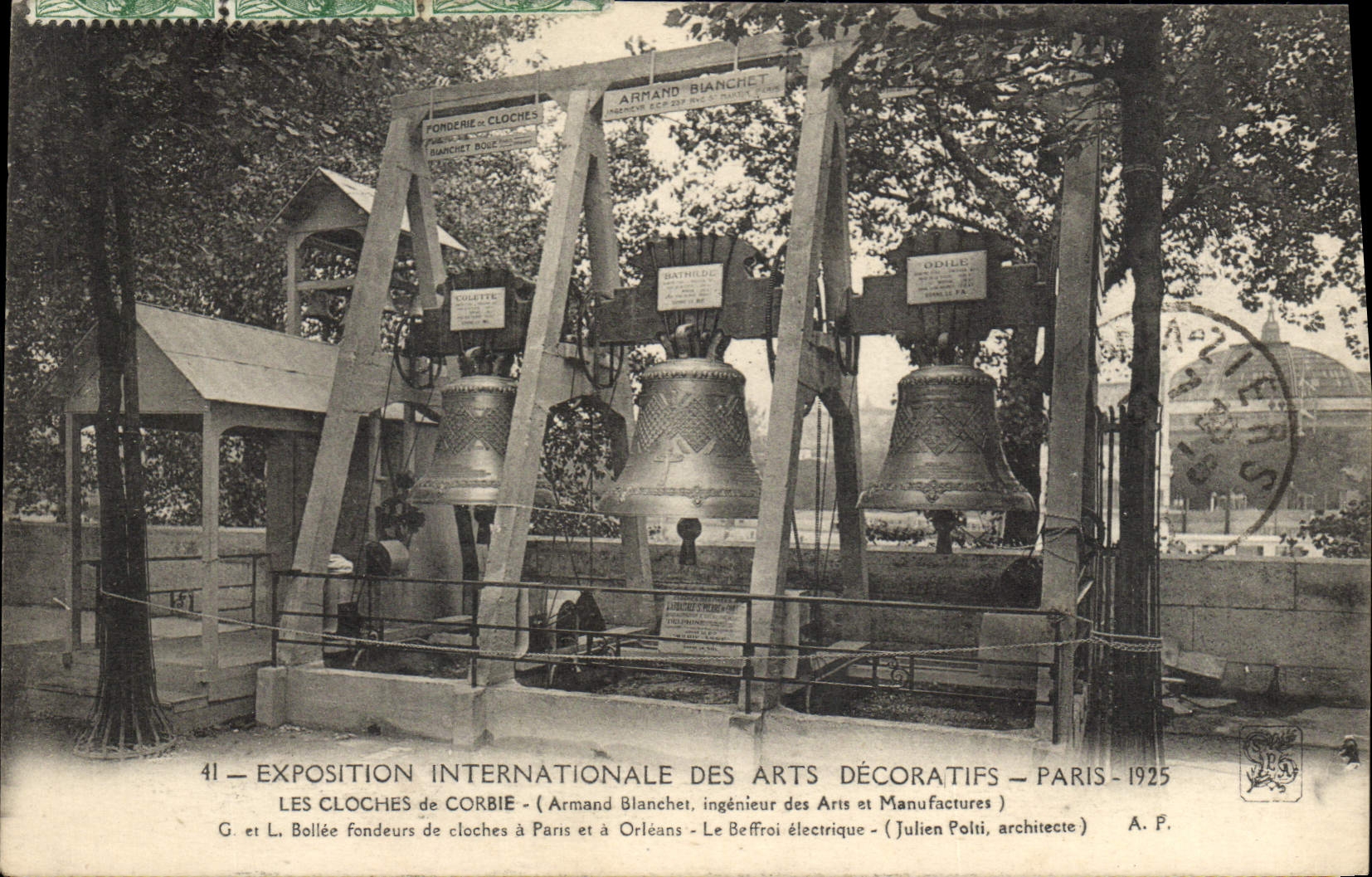 Les cloches de Corbie — Exposition internationale des arts décoratifs — Paris 1925 — Armand Blanchet, Julien Polti