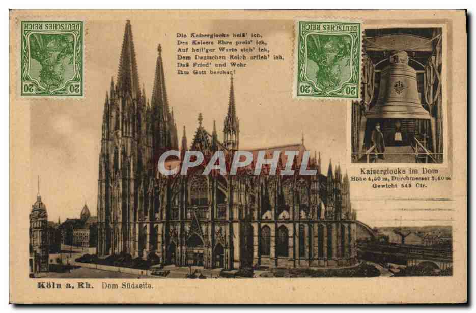 Cologne, Rhin — Cathédrale Notre-Dame (Sud) — Deutsches Reich
