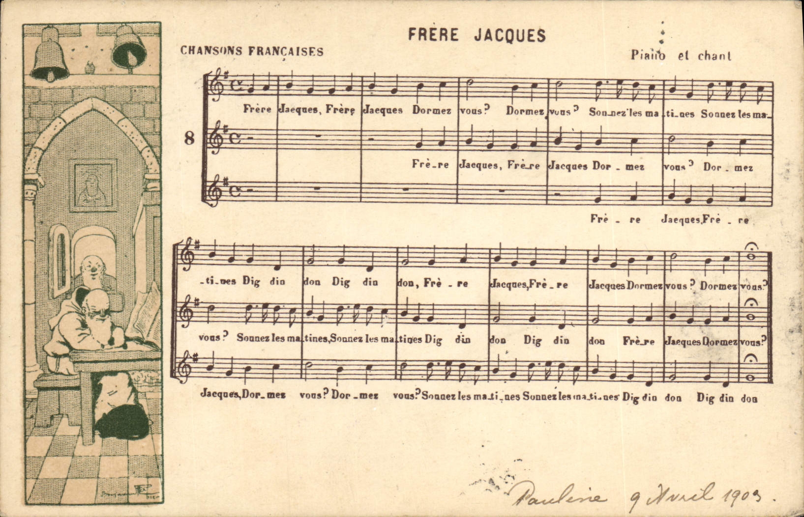 Frère Jacques — Chansons Françaises — Éditeur non visible