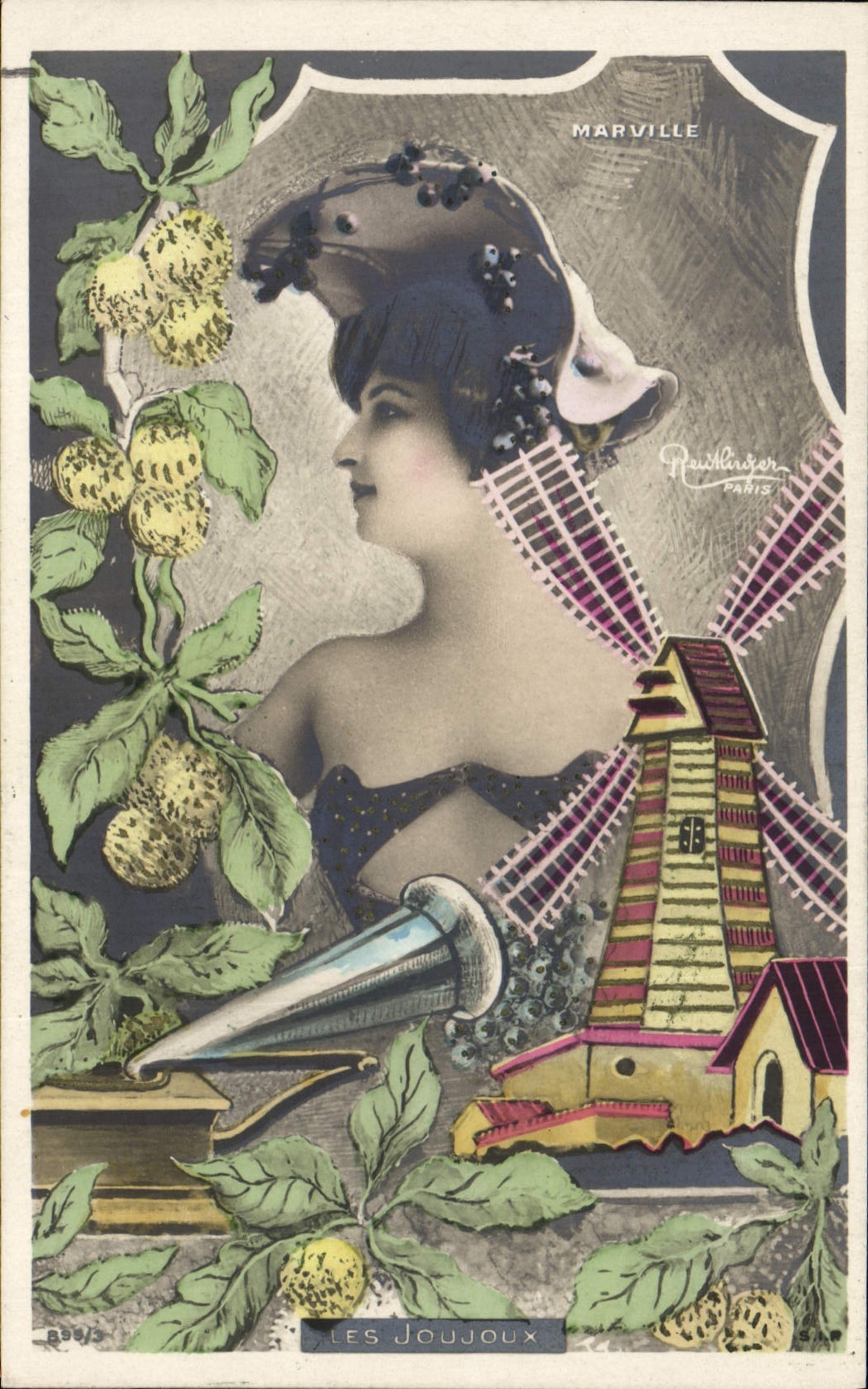 Femme en robe à pois — Les Joujoux — Marville, Paris