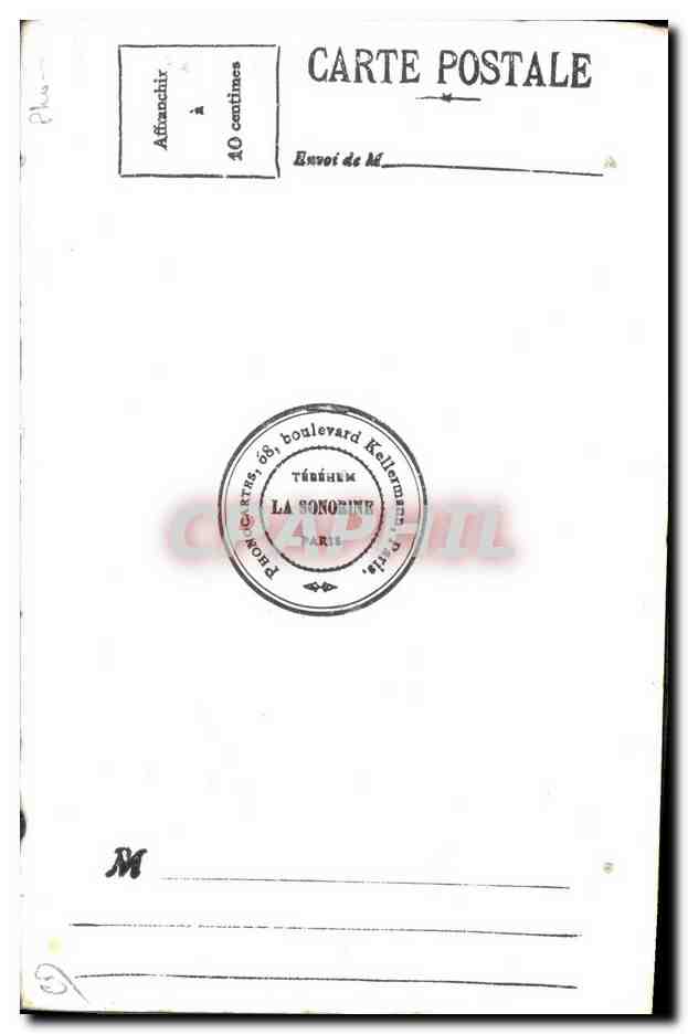 CPA Phonocarte Boulevard Kellerman Paris Femme TOP — Reverso