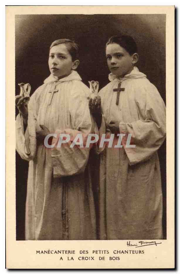 CPA Manecanterie des petits Chanteurs a la Croix de Bois Rue des Rigoles Paris 20eme 