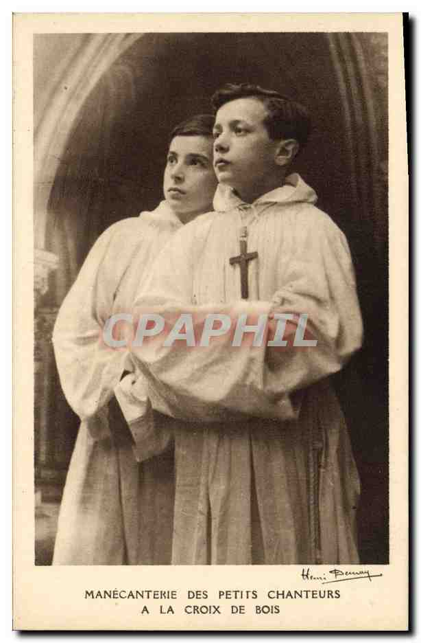 CPA Manecanterie des petits Chanteurs a la Croix de Bois Rue des Rigoles Paris 20eme 