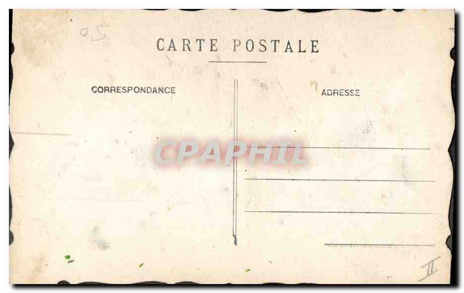 CPA Fantaisie Fleurs Poisson  — Verso