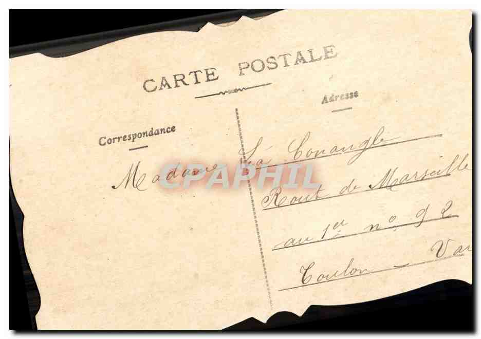 Pez y flor — 1° DE ABRIL — De LIBOURNE — Reverso