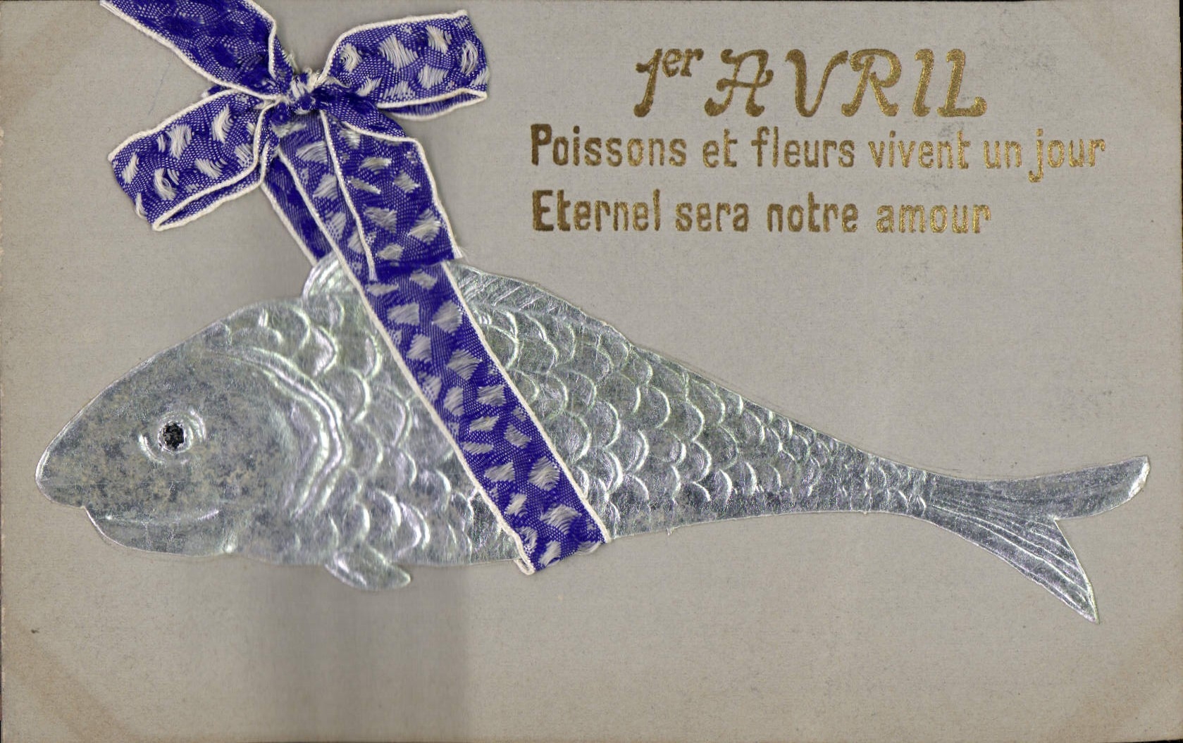 Poissons et fleurs — 1er AVRIL — éditeur non visible