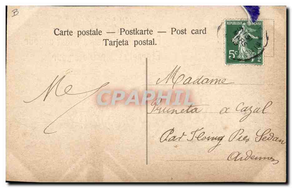 Poissons et fleurs — 1er AVRIL — éditeur non visible — Achterkant