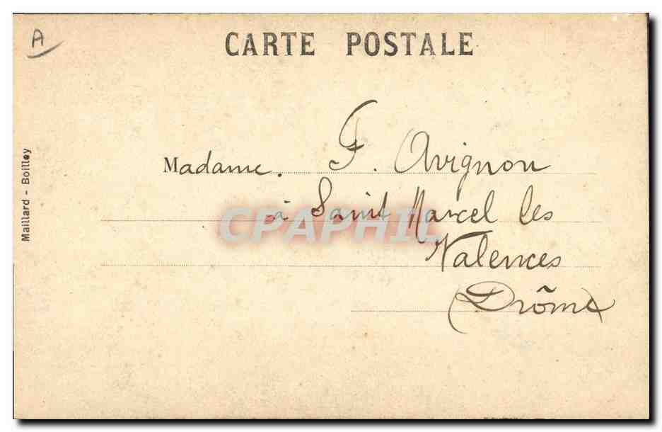 Pesce marino — illustrazione colorata — Maillard - Boffley — Verso