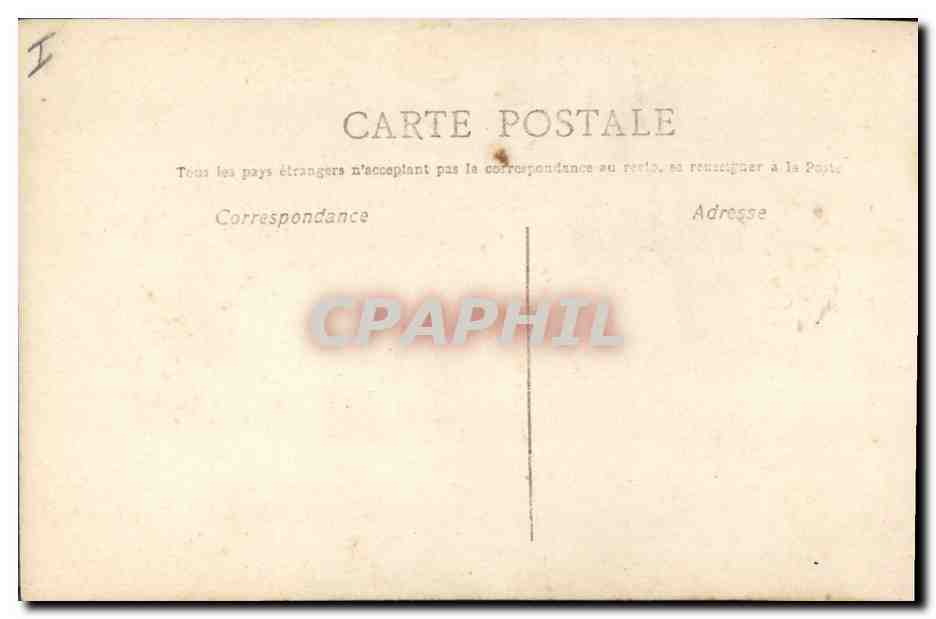 Femme tenant un poisson décoré — éditeur anonyme, n° 434 — Verso