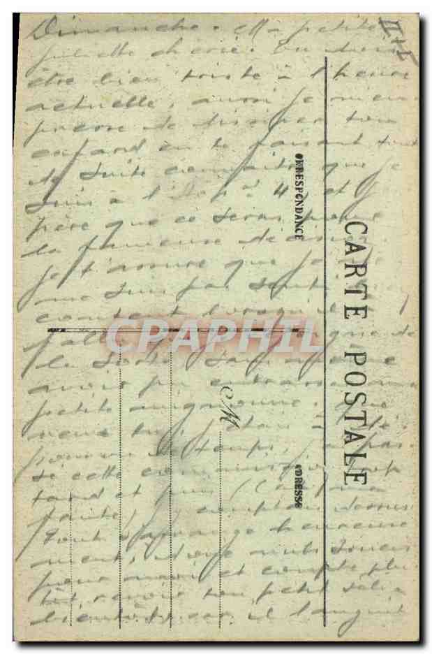 CPA Folklore Bretagne Lits Clos  — Verso