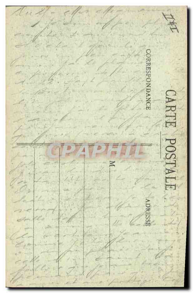 CPA Folklore Bretagne Lits Clos Les contes du lit clos La panne  — Verso