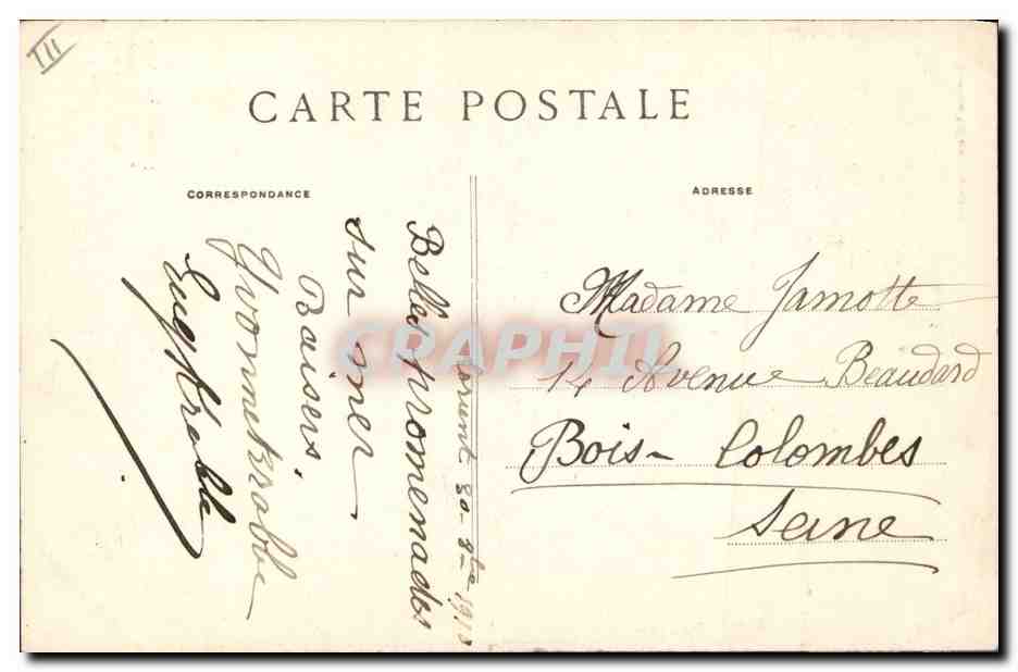 En Bretagne — Autour du Lit Clos — Collection Villard, Quimper — Verso