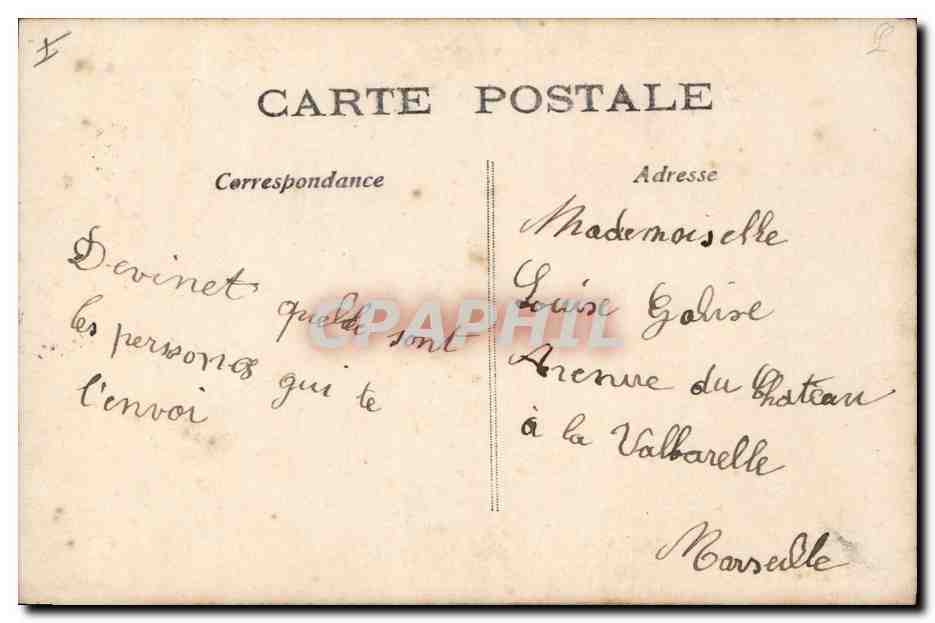 CPA Fantaisie Paques Poisson Enfants 1er Avril Peche  — Rückseite
