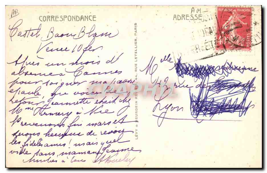 CPA Cueillette des roses Cote d'Azur  — Rückseite