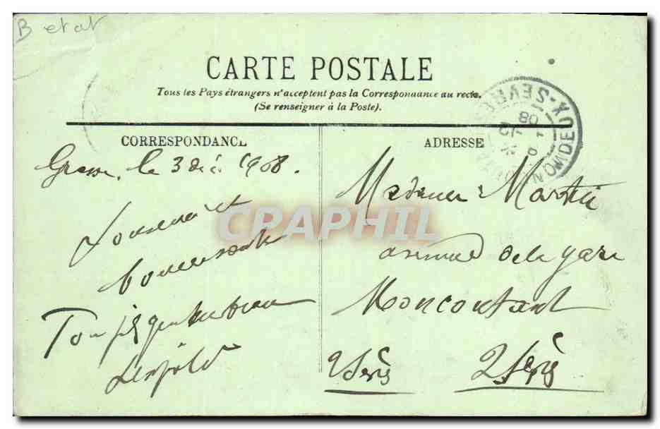 CPA Cueillette du jasmin Cote d'Azur  — Rückseite