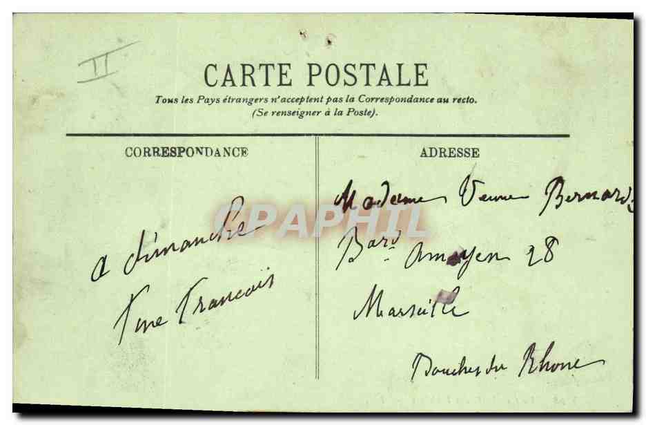 La Cueillette des Violettes — LL. — n° 1268 — Verso