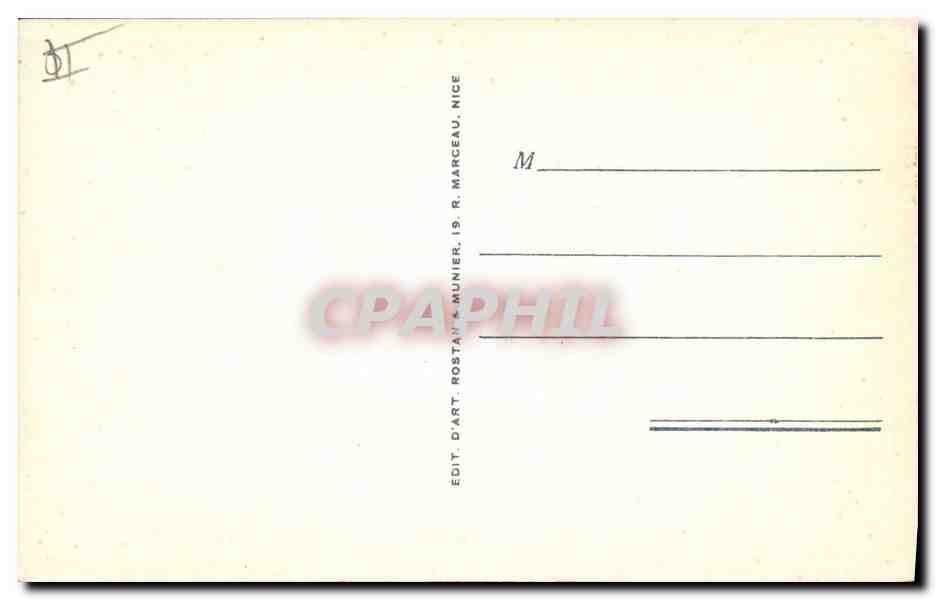 CPA Cueillette Cote d'Azur Bouquetiere  — Rückseite